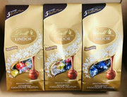 3 Bags Lindt Lindor Chocolate Truffles, 5 Flavors, 150 Balls, 21.2oz Each