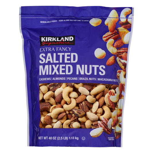 Kirkland Signature dCPnFB Fancy Mixed Nuts, 40 Ounce (2 Pack)