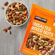 Kirkland Signature QNKDQK Extra Fancy Unsalted Mixed Nuts 2.5 (LB), 2 Pack of 40 Ounce