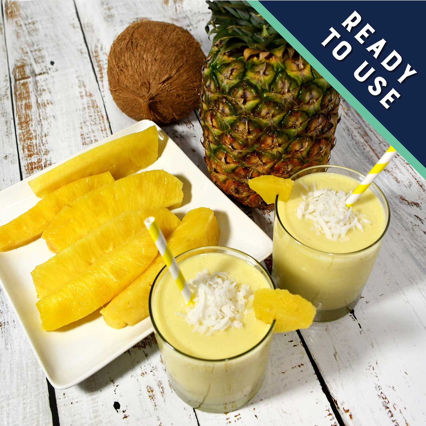 Pineapple Spears in Light Syrup with Coconut Water (42 Ounce)