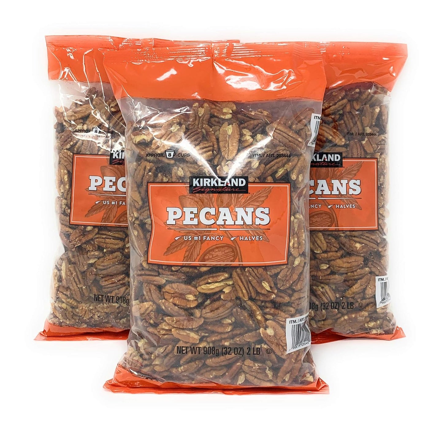 Kirkland Signature Pecan Halves, 2 Pound (3 Pack)