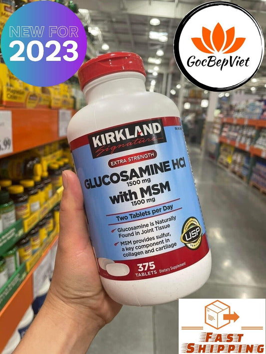 Kirkland Signature Glucosamine 1500mg HCI with MSM