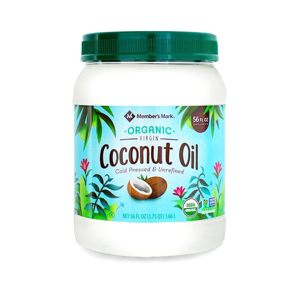 Coconut Oil 56oz FREE SHIP- Member's Mark Organic Virgin