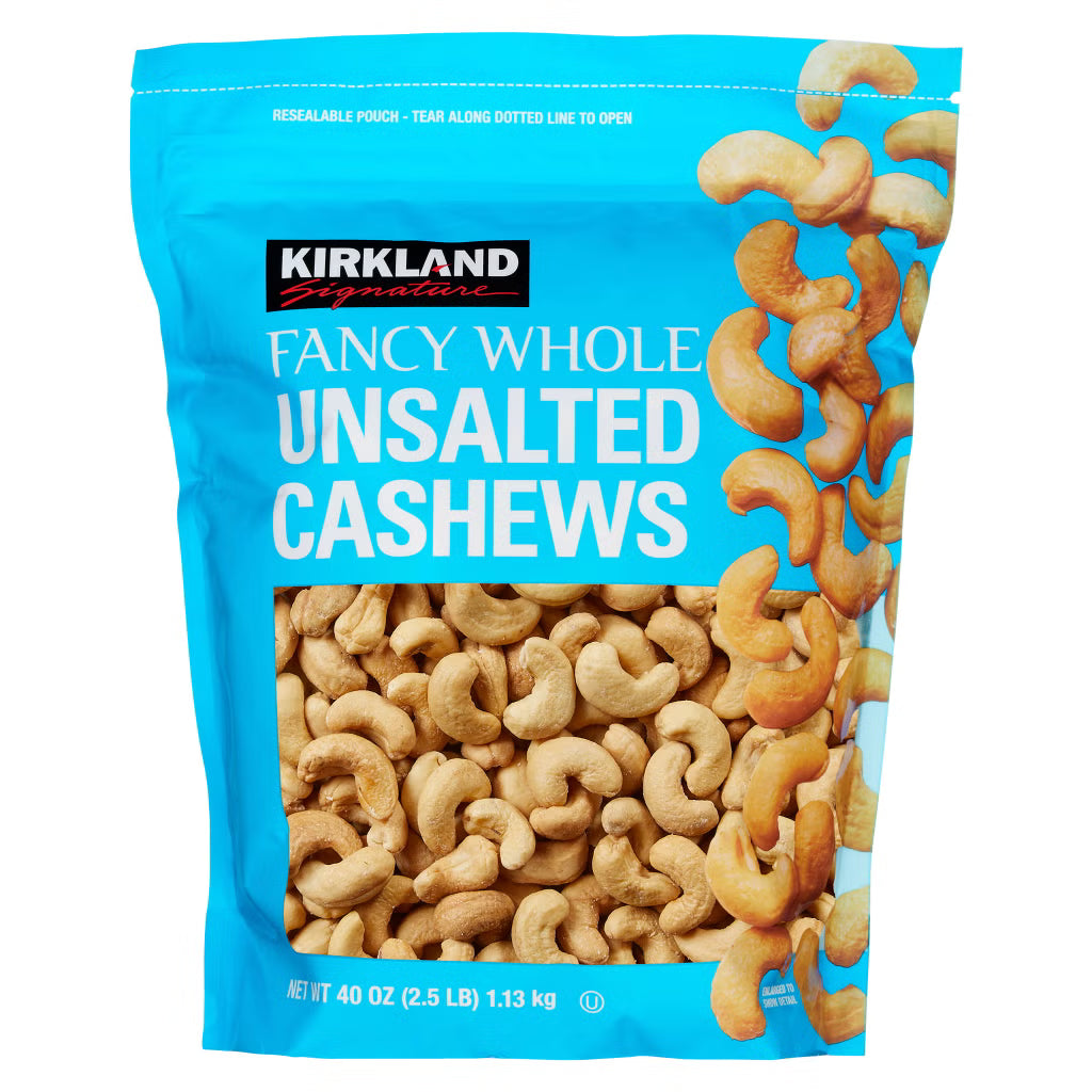 Kirkland Signature Kirkland Signature Unsalted Cashews, 2.5 Pound