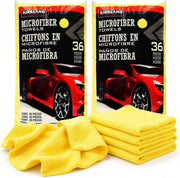 Kirkland Signature Ultra High Pile Premium Microfiber Towels, 36 Count (Pack of 2), Yellow